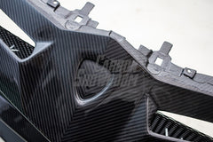 Lamborghini Urus 2019 2020 2021 2022 with Aftermarket Parts - M Style Front Lip & Bumper Carbon Fiber / FRP from Aero Republic