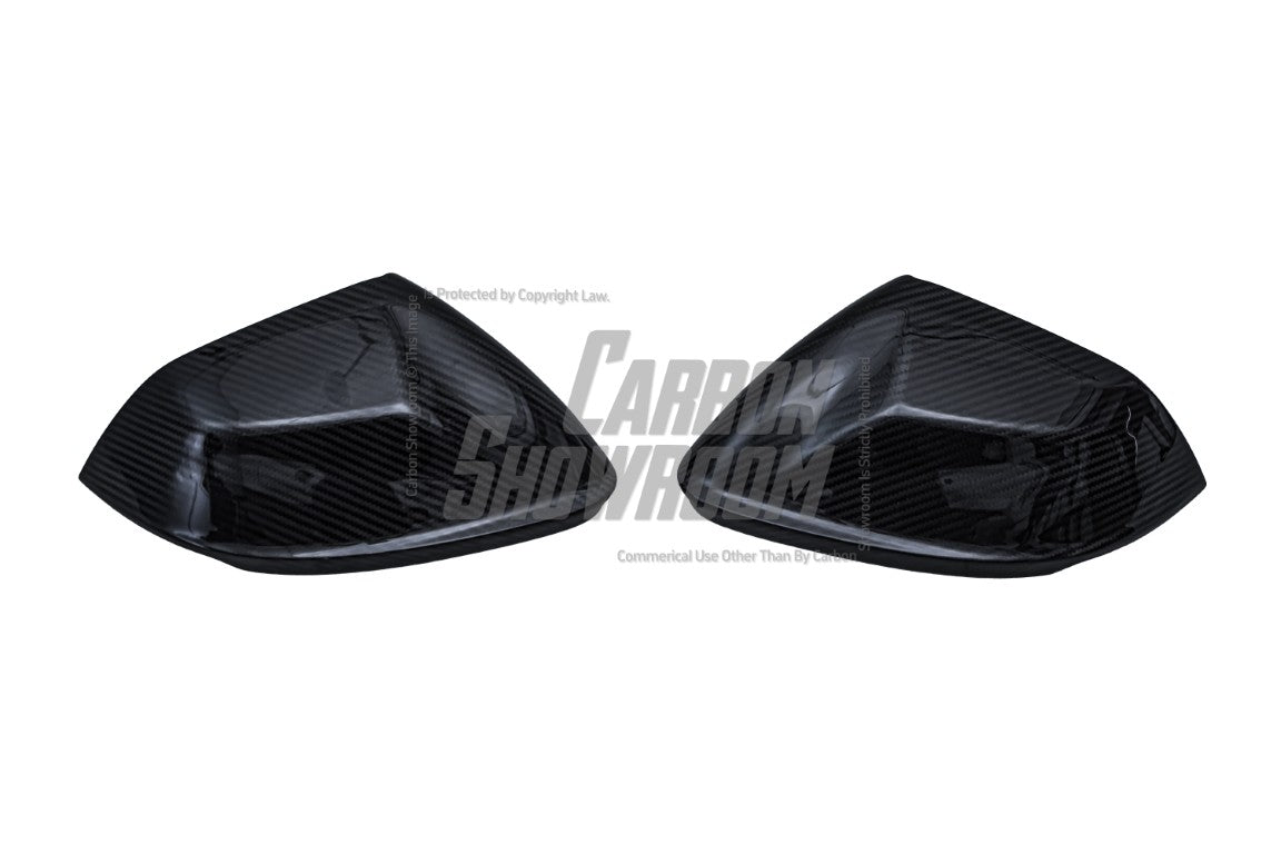 Lamborghini Urus 2019 2020 2021 2022 2023 2024 with Aftermarket Parts - M Style Mirror Cap Pre-preg Carbon Fiber from Aero Republic