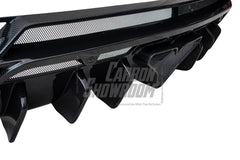 Lamborghini Urus 2019 2020 2021 2022 with Aftermarket Parts - M Style?Rear Bumper & Diffuser Carbon Fiber from Aero Republic