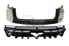 Lamborghini Urus 2019 2020 2021 2022 with Aftermarket Parts - M Style?Rear Bumper & Diffuser Carbon Fiber from Aero Republic