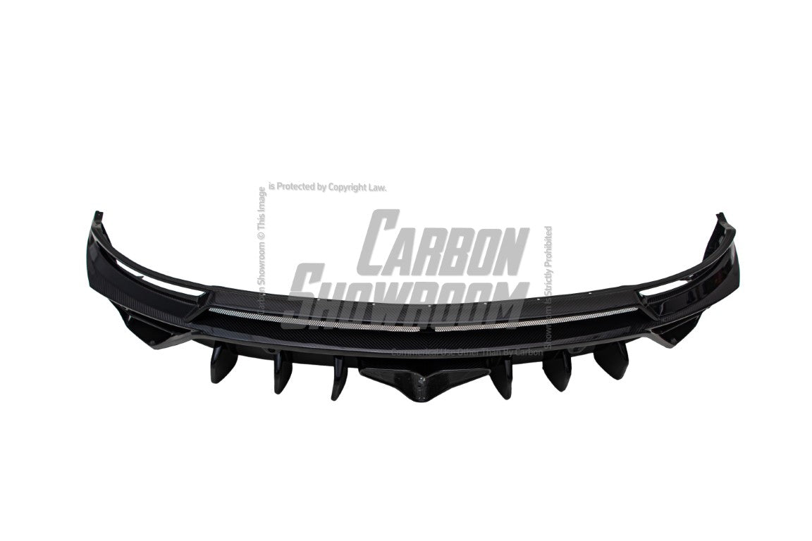 Lamborghini Urus 2019 2020 2021 2022 with Aftermarket Parts - M Style?Rear Bumper & Diffuser Carbon Fiber from Aero Republic