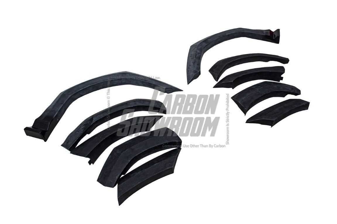Lamborghini Urus 2019 2020 2021 2022?with Aftermarket Parts - M Style?Wheel Arches?Carbon Fiber / FRP from Aero Republic