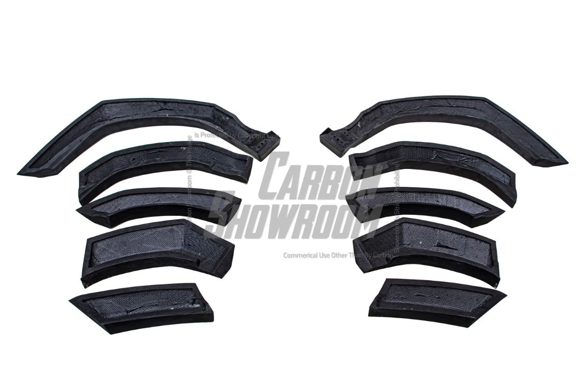 Lamborghini Urus 2019 2020 2021 2022?with Aftermarket Parts - M Style?Wheel Arches?Carbon Fiber / FRP from Aero Republic