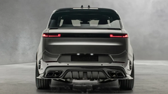 Land Rover Range Rover Sport SV L461 2024-ON with Aftermarket Parts - Msry Style Rear Roof Spoiler 4 Piece Set Dry Pre-preg Carbon Fiber from Aero Republic