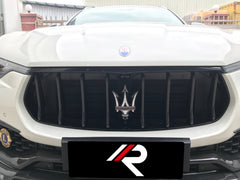 Maserati Levante Base Lusso GranLusso GranSport GT Ultima GTS Modena Tributo Trofeo 2017 2018 2019 2020 2021 2022 2023 2024 with Aftermarket Parts - Vertical & Horizontal Grill Insert Trim Replacement Pre-preg Carbon Fiber from Aero Republic