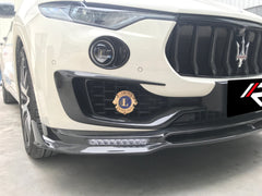 Maserati Levante Base Lusso GranLusso GranSport GT Ultima GTS Modena Tributo Trofeo 2017 2018 2019 2020 2021 2022 2023 2024 with Aftermarket Parts - Vertical & Horizontal Grill Insert Trim Replacement Pre-preg Carbon Fiber from Aero Republic