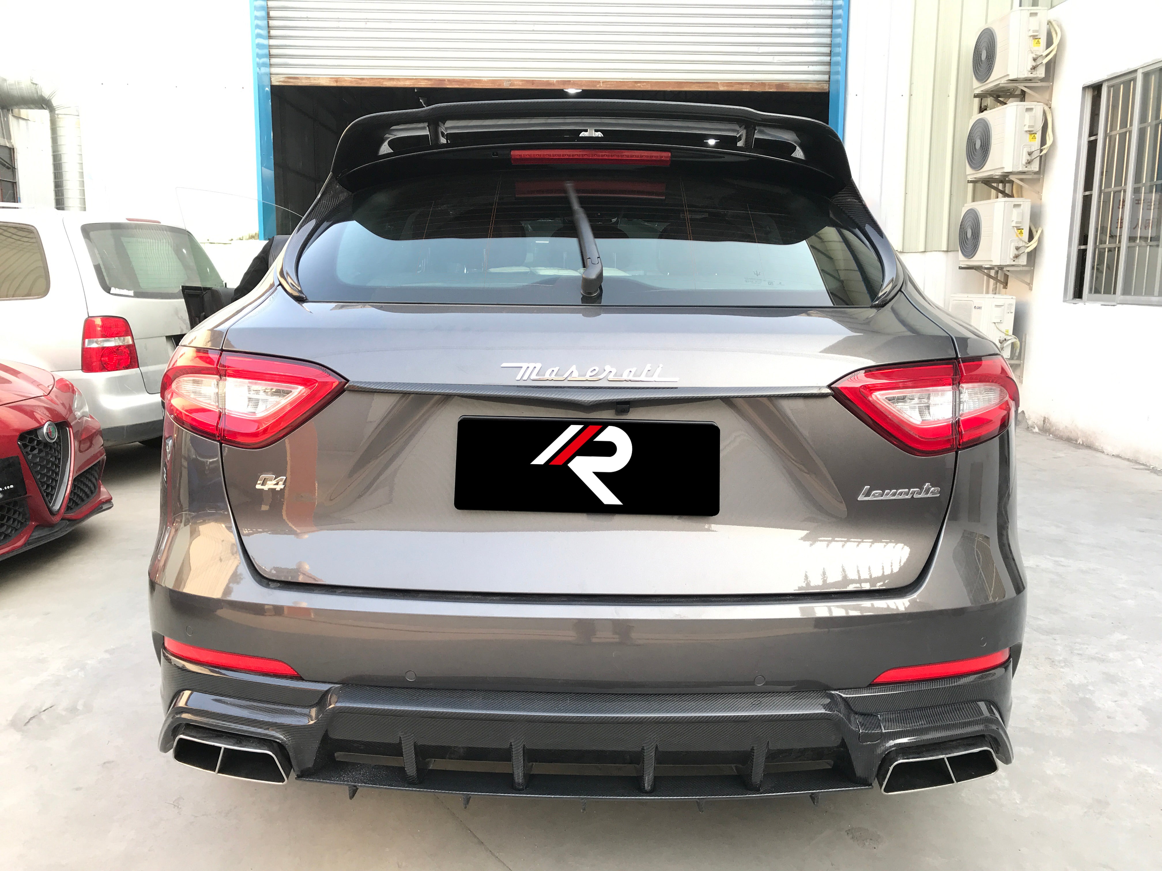 Maserati Levant Rear Maserati Levante GranLusso GTS Aftermarket Parts - Aero Republic Rear ...