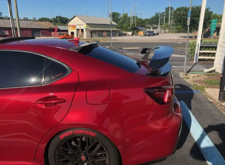 Lexus IS250 300 XE20 2008¨C2013 with Aftermarket Parts - Rear Wing Carbon Fiber from Aero Republic