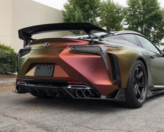 Aero Republic AR Style Rear Spoiler Wing for Lexus LC500 LC500h Coupe Pre-preg Carbon Fiber/FRP