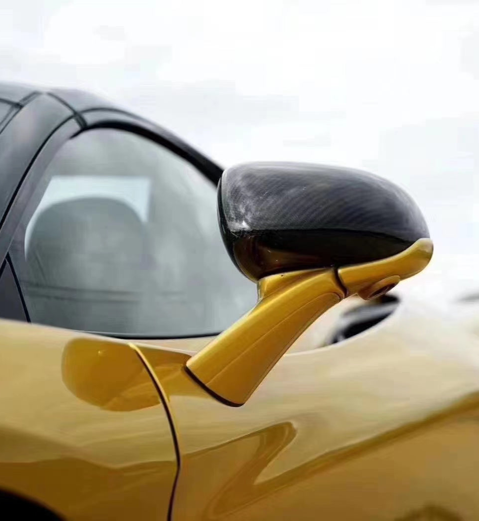 McLaren 540C 570S 570GT 600LT with Aftermarket Parts - OEM Replacement Mirror Cap Pre-preg Carbon Fiber?from Aero Republic