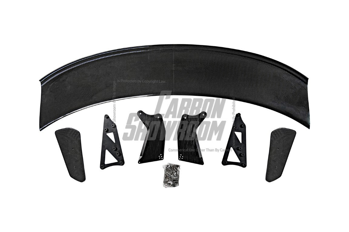 Aero Republic McLaren 540C 570S 570GT 600LT Carbon Fiber Rear Spoiler GT4 Style - Performance SpeedShop