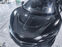 Aero Republic McLaren 540C 570S 570GT 600LT Senna Style Carbon Fiber Hood Bonnet - Performance SpeedShop