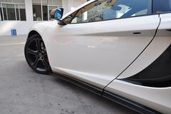 McLaren 650S MP4-12C 2012 2013 2014 2015 2016 with Aftermarket Parts - RZA Style Side Skirts Carbon Fiber from Aero Republic