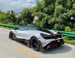 McLaren 720S 2018 2019 2020 2021 2022 2023 with Aftermarket Parts - Man Style Rear Wing Carbon Fiber / FRP from Aero Republic