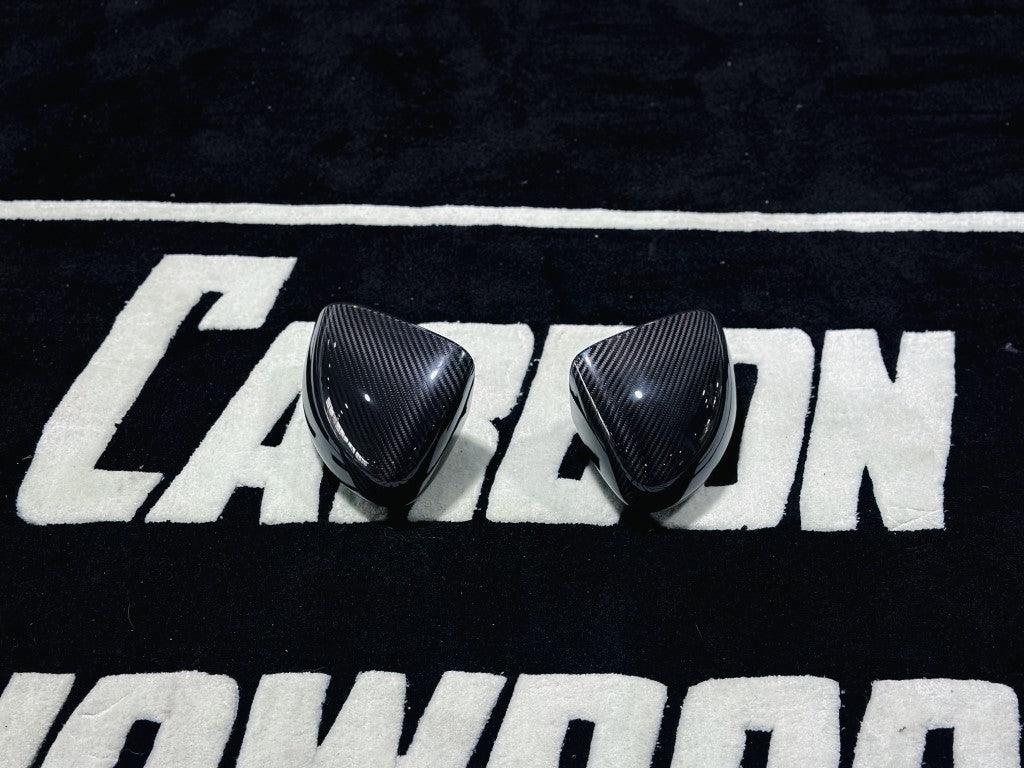 McLaren 720S / 765LT 2018 2019 2020 2021 2022 2023 with Aftermarket Parts - OEM Upgrade Style Mirror Caps?Carbon Fiber?from Aero Republic