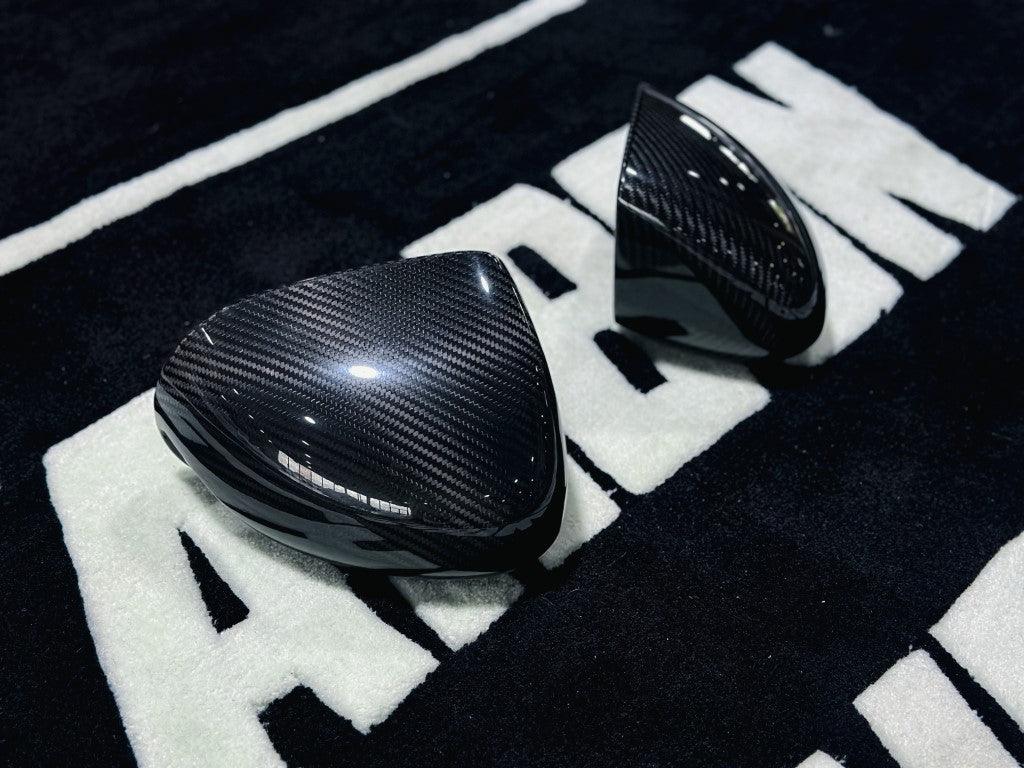 McLaren 720S / 765LT 2018 2019 2020 2021 2022 2023 with Aftermarket Parts - OEM Upgrade Style Mirror Caps?Carbon Fiber?from Aero Republic