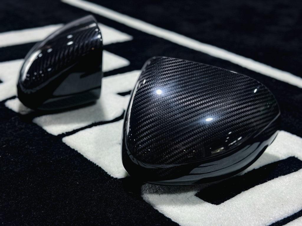 McLaren 720S / 765LT 2018 2019 2020 2021 2022 2023 with Aftermarket Parts - OEM Upgrade Style Mirror Caps?Carbon Fiber?from Aero Republic