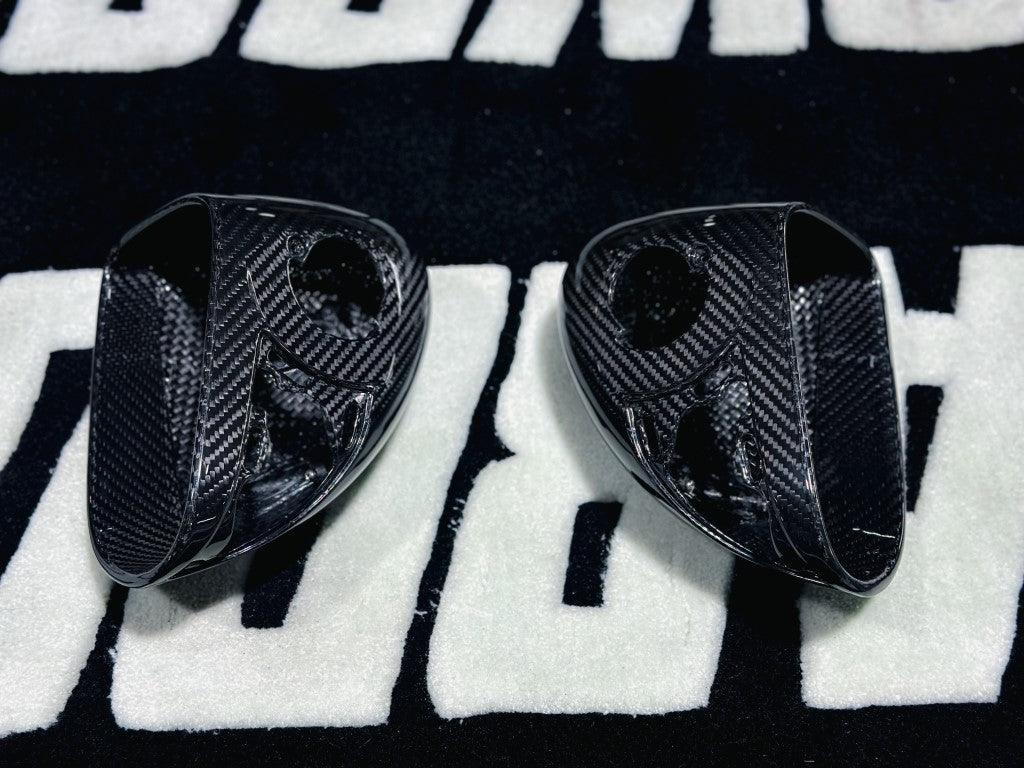 McLaren 720S / 765LT 2018 2019 2020 2021 2022 2023 with Aftermarket Parts - OEM Upgrade Style Mirror Caps?Carbon Fiber?from Aero Republic