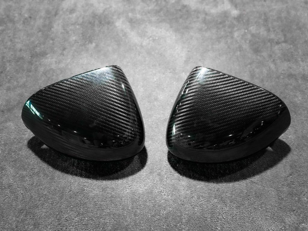 McLaren 720S / 765LT 2018 2019 2020 2021 2022 2023 with Aftermarket Parts - OEM Upgrade Style Mirror Caps?Carbon Fiber?from Aero Republic