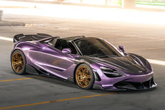 McLaren 720S 2018 2019 2020 2021 2022 2023 with Aftermarket Parts - RF Style Side Skirts?Carbon Fiber?from Aero Republic