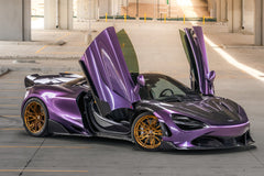 McLaren 720S 2018 2019 2020 2021 2022 2023 with Aftermarket Parts - RF Style Front Lip?Carbon Fiber?from Aero Republic