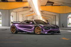 McLaren 720S 2018 2019 2020 2021 2022 2023 with Aftermarket Parts - RF Style Front Lip?Carbon Fiber?from Aero Republic