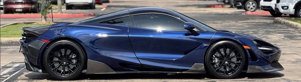 McLaren 720S 2018 2019 2020 2021 2022 2023 with Aftermarket Parts - RF Style Side Skirts?Carbon Fiber?from Aero Republic