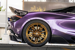 McLaren 720S 2018 2019 2020 2021 2022 2023 with Aftermarket Parts - RF Style Side Skirts?Carbon Fiber?from Aero Republic