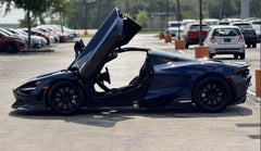 McLaren 720S 2018 2019 2020 2021 2022 2023 with Aftermarket Parts - RF Style Side Skirts?Carbon Fiber?from Aero Republic