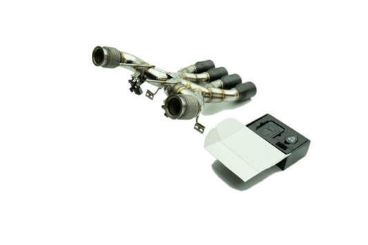 McLaren 720S 2018 2019 2020 2021 2022 2023 with Aftermarket Parts - 765LT Exhaust Tips with Valve Control Stainless Steel from Aero Republic