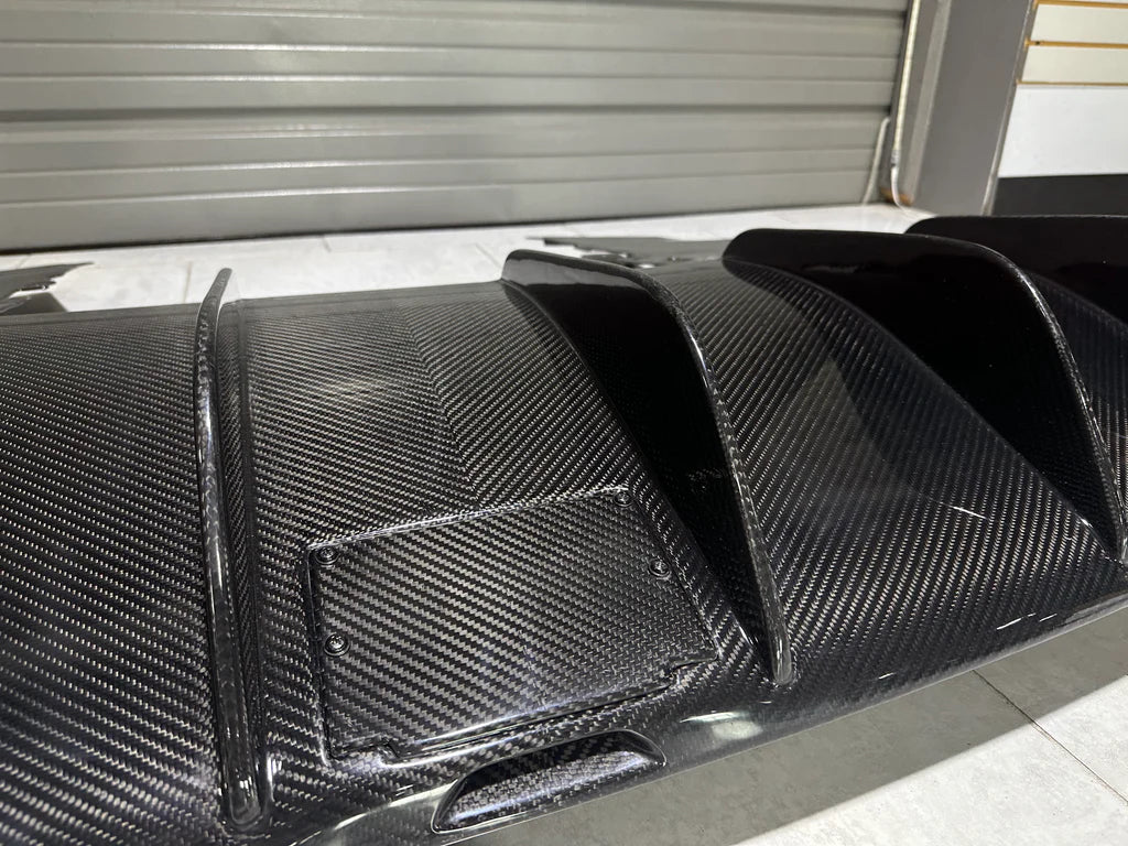 McLaren 720S 2018 2019 2020 2021 2022 2023 with Aftermarket Parts -?765LT Rear Bumper Set?Conversion Kit Pre-preg Carbon Fiber / FRP from Aero Republic