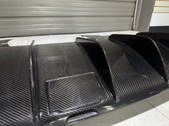 McLaren 720S 2018 2019 2020 2021 2022 2023 with Aftermarket Parts -?765LT Rear Bumper Set?Conversion Kit Pre-preg Carbon Fiber / FRP from Aero Republic