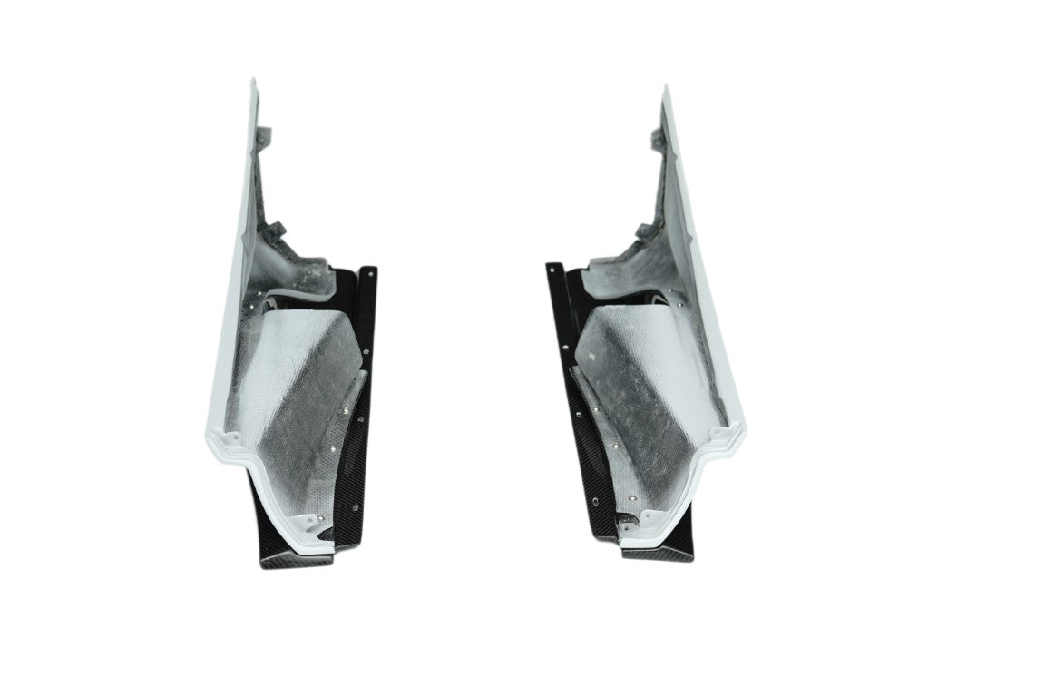 McLaren 720S 2018 2019 2020 2021 2022 2023 with Aftermarket Parts -?765LT?Side Skirts?Pre-preg Carbon Fiber / FRP from Aero Republic
