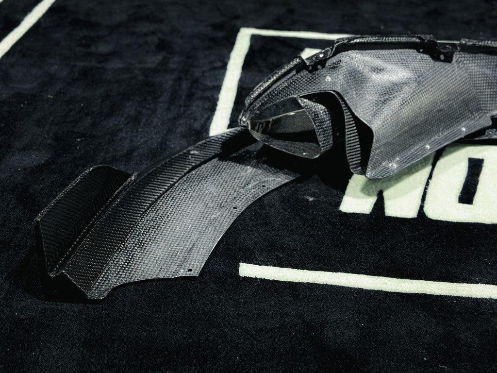 McLaren 720S 2018 2019 2020 2021 2022 2023 with Aftermarket Parts - RF Style Front Lip?Carbon Fiber?from Aero Republic