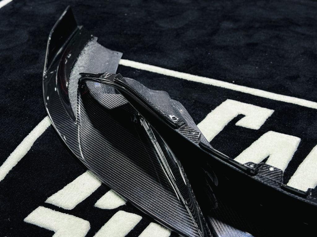 McLaren 720S 2018 2019 2020 2021 2022 2023 with Aftermarket Parts - RF Style Front Lip?Carbon Fiber?from Aero Republic