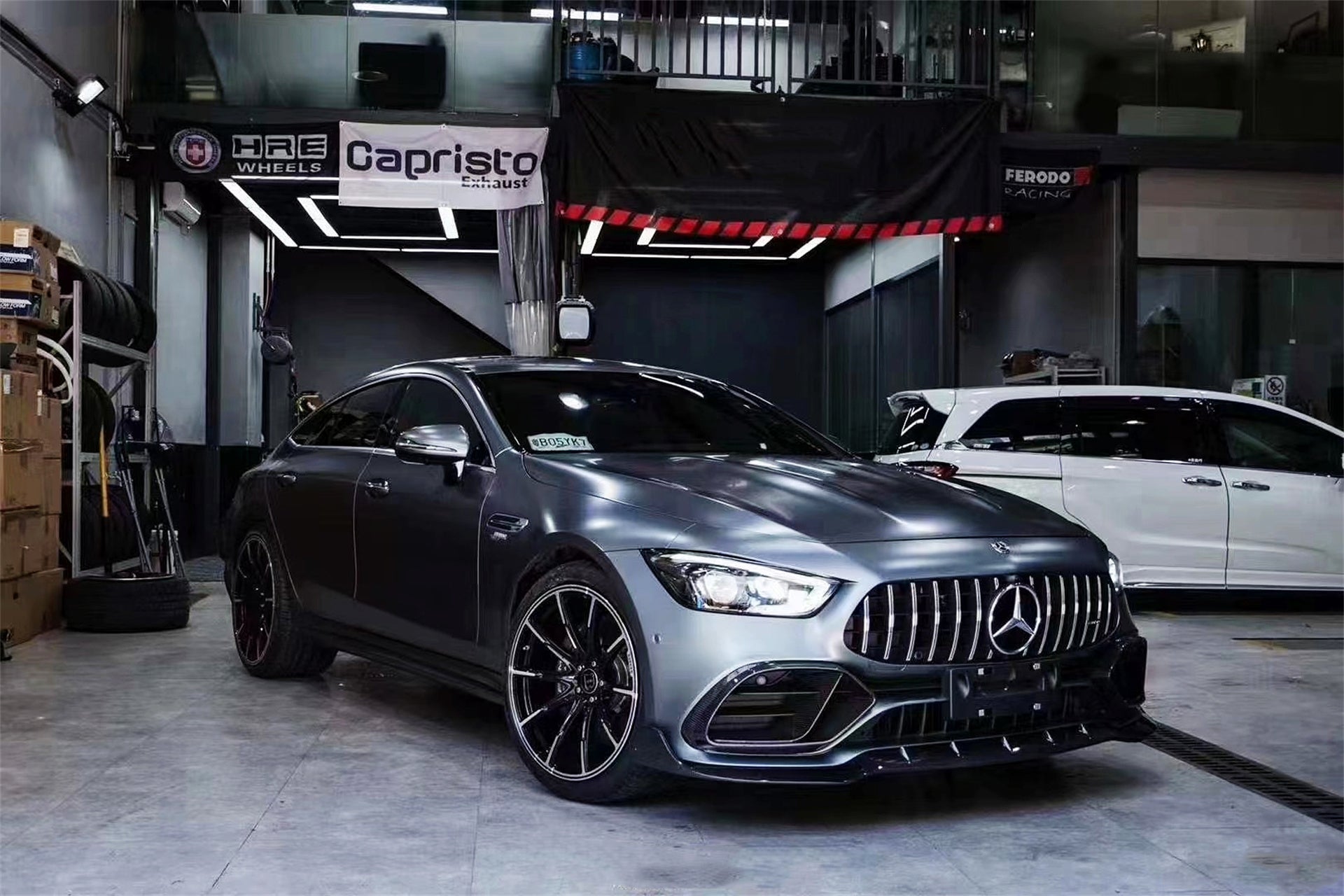 Mercedes Benz AMG GT 4 Door GT53 GT50 X290 C290 2019-ON with Aftermarket Parts - Brabus Style Front Bumper Vent Cover?Carbon Fiber from Aero Republic