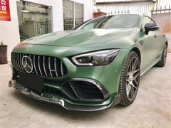 Mercedes Benz AMG GT 4 Door GT53 GT50 X290 C290 2019-ON with Aftermarket Parts - Brabus Style Front Lip?Carbon Fiber from Aero Republic