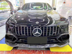 Mercedes Benz AMG GT 4 Door GT53 GT50 X290 C290 2019-ON with Aftermarket Parts - Brabus Style Front Lip?Carbon Fiber from Aero Republic