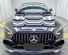 Mercedes Benz AMG GT 4 Door GT53 GT50 X290 C290 2019-ON with Aftermarket Parts - Brabus Style Front Lip?Carbon Fiber from Aero Republic