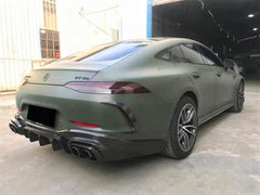 Mercedes Benz AMG GT 4 Door GT53 GT50 X290 C290 2019-ON with Aftermarket Parts - Brabus Style Rear Bumper Canards?Carbon Fiber from Aero Republic