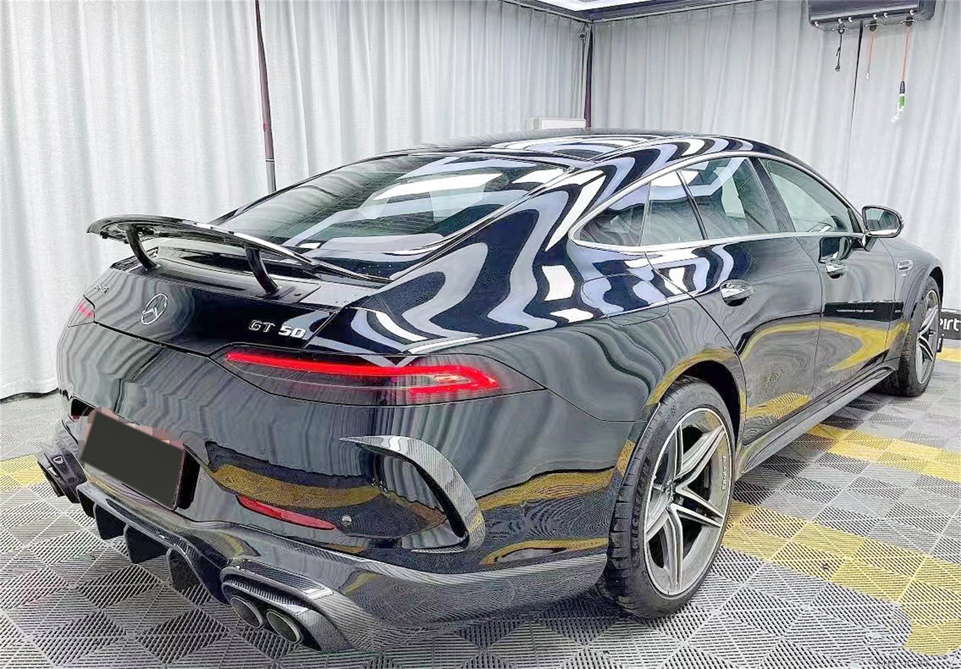 Mercedes Benz AMG GT 4 Door GT53 GT50 X290 C290 2019-ON with Aftermarket Parts - Brabus Style Side Skirts?Carbon Fiber from Aero Republic