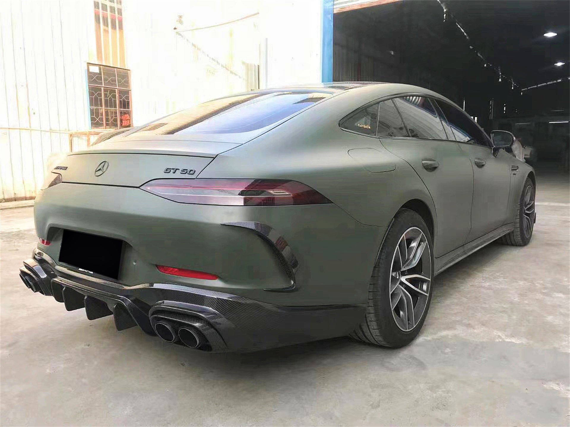 Mercedes Benz AMG GT 4 Door GT53 GT50 X290 C290 2019-ON with Aftermarket Parts - Brabus Style Side Skirts?Carbon Fiber from Aero Republic