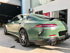 Mercedes Benz AMG GT 4 Door GT53 GT50 X290 C290 2019-ON with Aftermarket Parts - Brabus Style Rear Bumper Canards?Carbon Fiber from Aero Republic