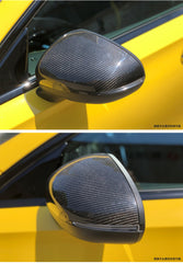 Mercedes Benz A-Class A45/A35/A250/A220 W177 2019 2020 2021 2022 2023 2024 with Aftermarket Parts - OE Style Replacement Mirror Caps Pre-preg Carbon Fiber from Aero Republic