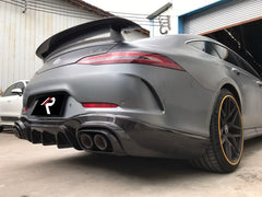 Mercedes Benz AMG GT63 4-Door 2019 2020 2021 2022 2023 with Aftermarket Parts - Rear Diffuser?Carbon Fiber / FRP from Aero Republic