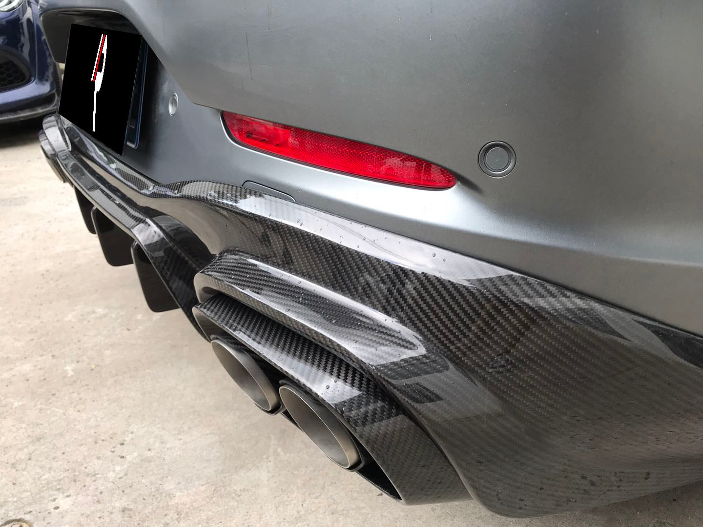 Mercedes Benz AMG GT63 4-Door 2019 2020 2021 2022 2023 with Aftermarket Parts - Rear Diffuser?Carbon Fiber / FRP from Aero Republic