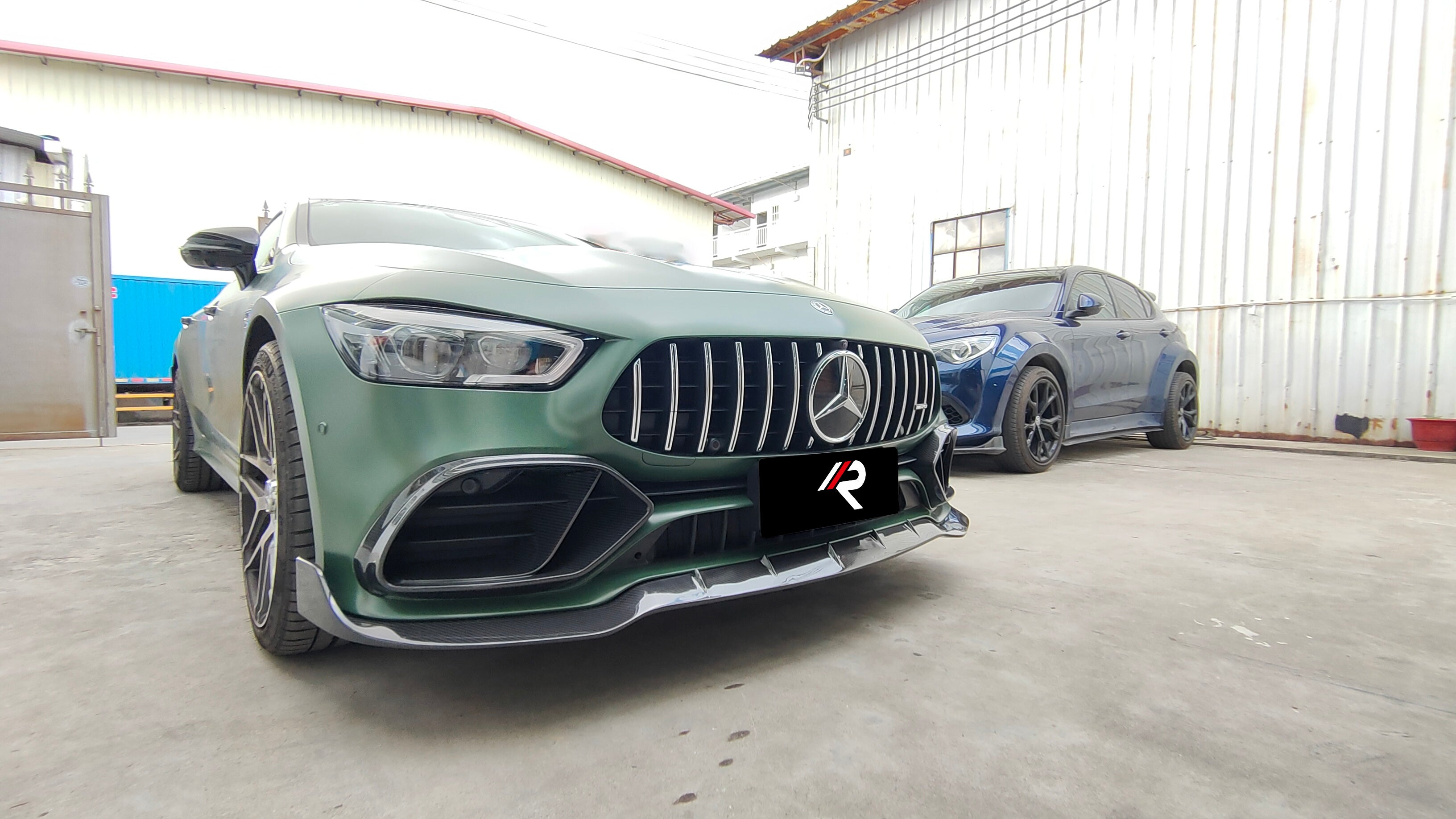 Mercedes Benz AMG GT63 4-Door 2019 2020 2021 2022 2023 with Aftermarket Parts - Upper Valences?Carbon Fiber from Aero Republic
