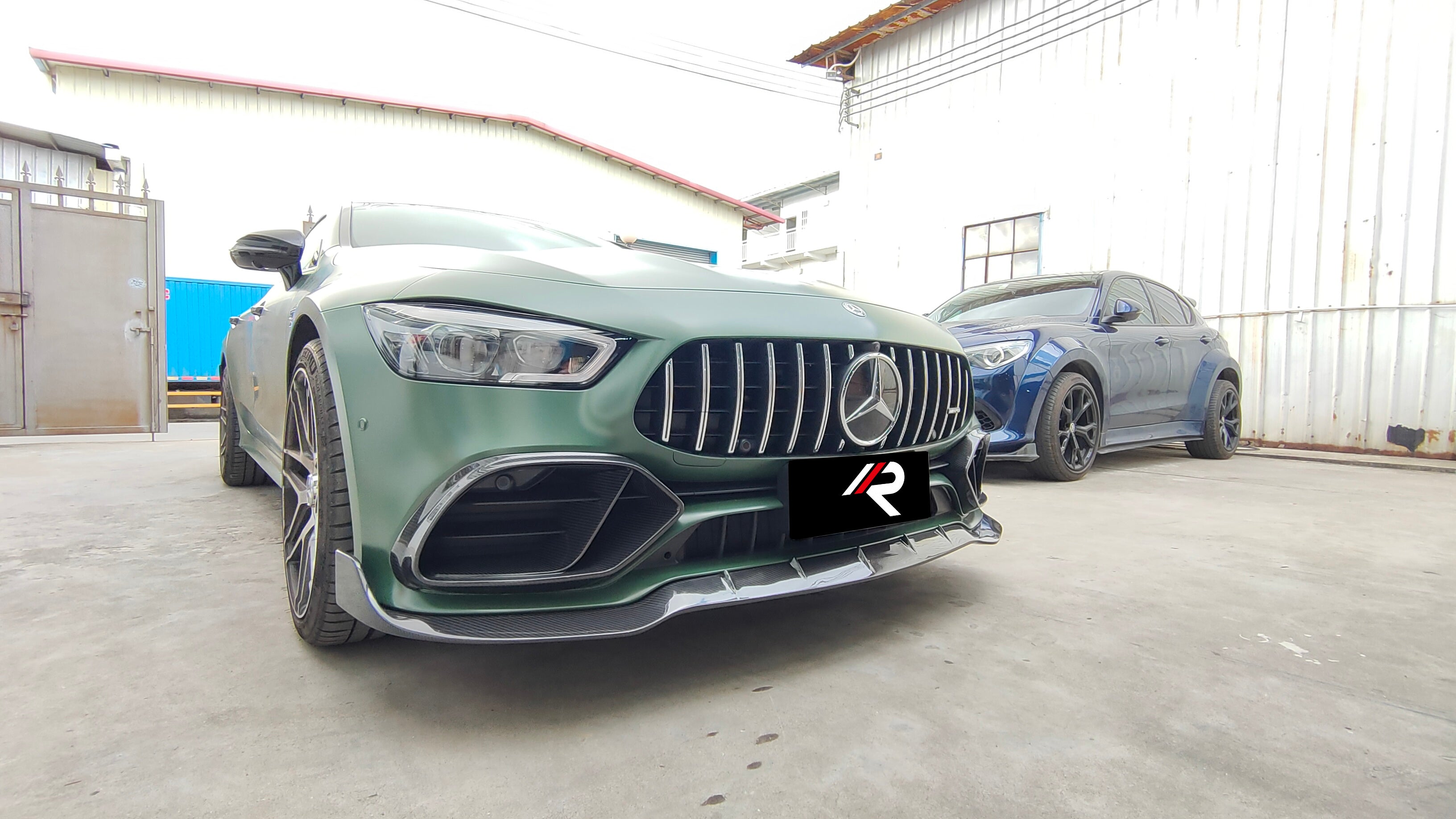 Mercedes Benz AMG GT63 4-Door 2019 2020 2021 2022 2023 with Aftermarket Parts - Upper Valences?Carbon Fiber from Aero Republic
