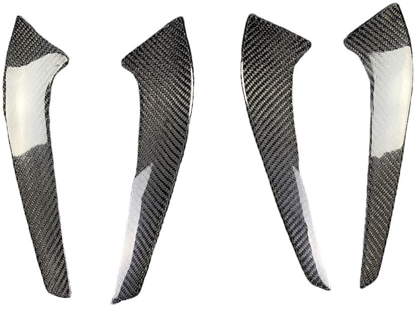 Mercedes Benz AMG GTR C190 2017 2018 2019 2020 2021 with Aftermarket Parts - R Style Front Canards Pre-preg Carbon Fiber from Aero Republic