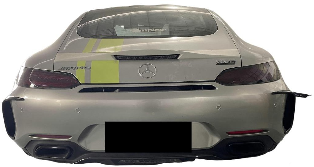 Mercedes Benz AMG GTC GTR C190 2018 2019 2020 2021 Facelift with Aftermarket Parts - RT Style Rear Canards Pre-preg Carbon Fiber from Aero Republic